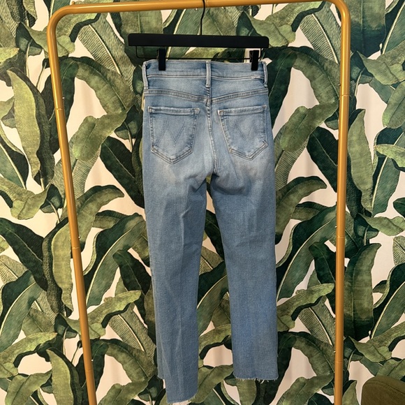 Mother insider crop step fray jeans- limited edition NEW without tags - Picture 3 of 4